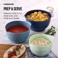 thumbnail image 4 of Farberware Professional 11-Piece Prep and Mixing Bowl Set with Lids, Blue, 4 of 20