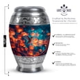 thumbnail image 2 of Humming Bird Keepsake Flowers Urn For Ashes Adult Female, 1 Large Cremation Urns For Male, Little Urns For Human Ashes Set Of 4, Blue Urn For Mother, 10&3 Inch, 2 of 7