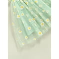 thumbnail image 6 of Douhoow Kids Girls Princess Dress Toddler Daisy Embroidery Sleeveless Sling Dress Mesh Tulle Dress, 6 of 7