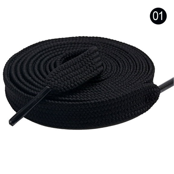 2 Pairs Flat Double Layer Shoe Laces for Sneakers, Thick Flat Sneakers Shoelaces