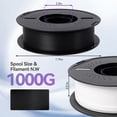 thumbnail image 5 of Epelay PLA Plus 3D Printer Filament, 1.75mm, 1kg Spool, Black, Compatible with Most FDM Printers, 5 of 8