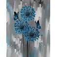 thumbnail image 1 of Kits de pintura de diamantes para adultos, kits de arte de diamantes DIY 5D, arte de pared con diente de león y mariposa, gema de punto, decoración de pared para el hogar, 12 x 16, 1 of 5