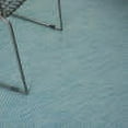 thumbnail image 3 of Nourison Positano Indoor/Outdoor Modern Solid Aqua 4' x 6' Area Rug, 3 of 10