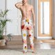 thumbnail image 2 of Fotbe Daisy and Ladybug Pantalones de Pijama para Hombre, Pantalones de Dormir, Pantalones de Casa con Cintura Ajustable y Bolsillos-3X-Large, 2 of 6