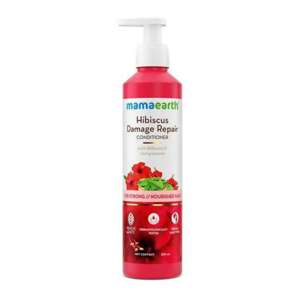 Mamaearth Hibiscus Damage Repair Conditioner With Hibiscus & Curry Leaves - 250ml