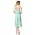 thumbnail image 2 of Sakkas Lace and Ribbon Peasant Boho Skirt - A-Teal - One Size, 2 of 5