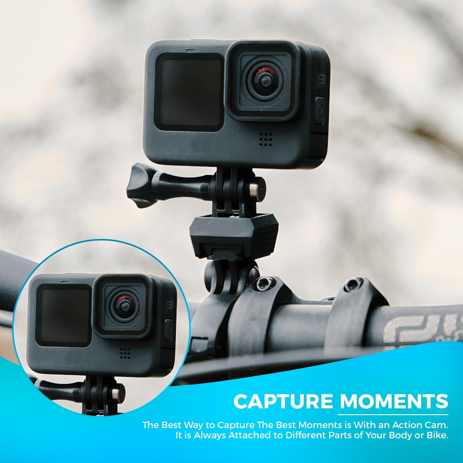  GoPro HERO9 Black - Waterproof Action Camera with Front LCD  and Touch Rear Screens, 5K HD Video, 20MP Photos, 1080p Live Streaming,  Stabilization + Sandisk 64GB Card and Extra Battery : Electronics