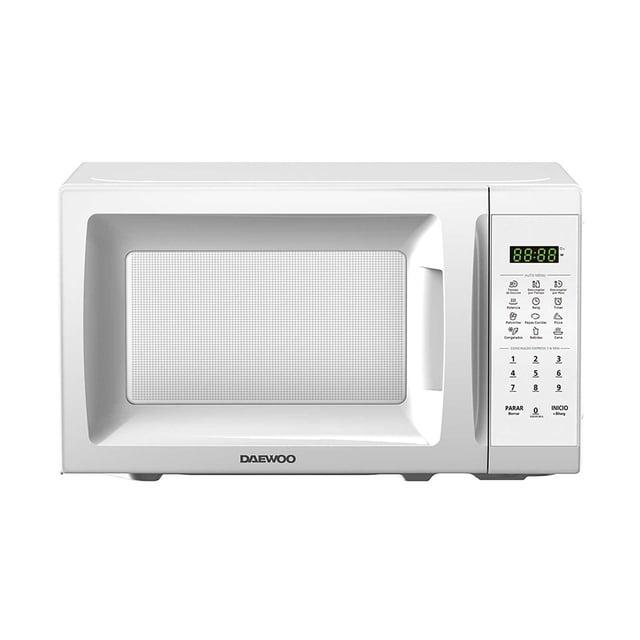 HORNO DE MICROONDAS 0.7 PIES DAEWOO DMDP07S2C/W COLOR BLANCO
