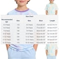 thumbnail image 3 of Zpanxa Boys Athletic Shirts Short Sleeve T Shirt Colorful Drying Top Color Blocked Refreshing Breathable Tee With Polyester 7-8 Years, 3 of 6