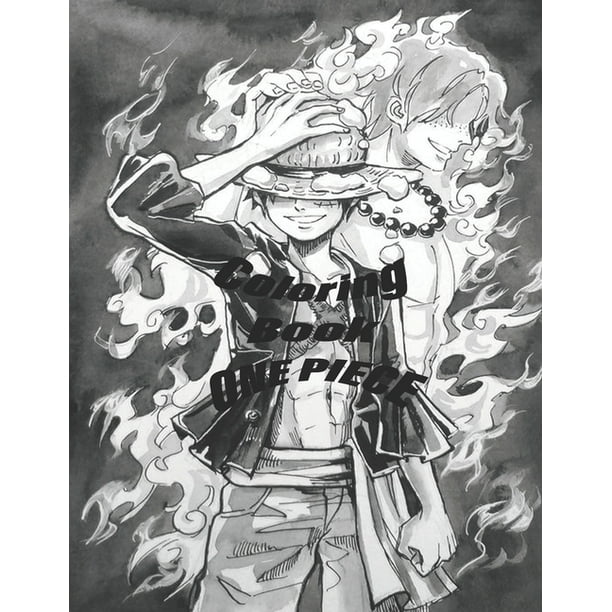 One Piece Anime Coloring Book 32 Pages 8 9 Paperback Walmart Com
