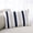 Navy blue khaki, variant on Navy Blue Aqua Striped Lumar Pillow Covers, Farmhouse Stripe Art Soft Breathable Throw Pillow Cases with Invisible Zipper, Decorative Pillowcase Pillows Protectors for Sofa Bed Chair 16"x24"