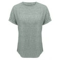 thumbnail image 4 of Endives Women's Short Sleeve T-shirt Summer Tunic Tops 2025 Casual Business Blouses, 4 of 5