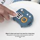 thumbnail image 5 of Audífonos Funda con soporte para compatible con Radio Bluetooth para Airpods Pro (gris azul), 5 of 6