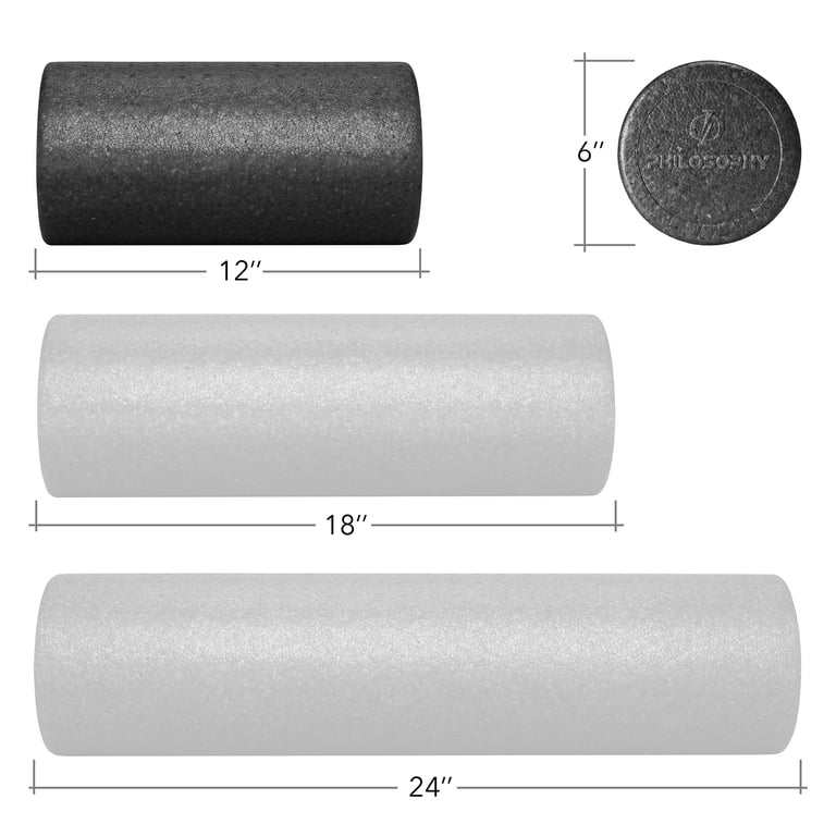 High-Density Foam Roller, 12 Inches photo 5