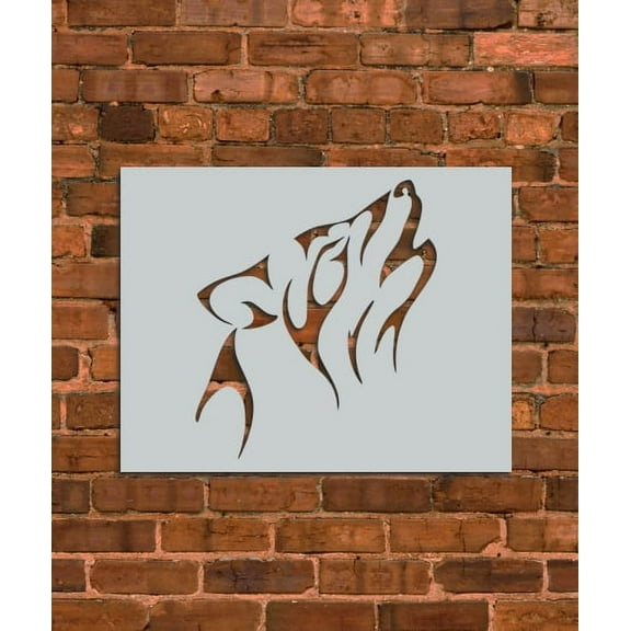 Wild Wolf Stencil Template - Reusable Stencil - INNOVO Stencils