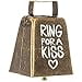 thumbnail image 2 of Ring For A Kiss Metal Cowbell Wedding Reception Gift Keepsake, 2 of 2
