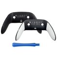 thumbnail image 1 of Un par de cubiertas de carcasa trasera de repuesto para el controlador DualSense Edge compatible con PS5 DSE - Carcasa con clip con agarre de goma suave de leva con especificaciones OEM, corrige el am, 1 of 1