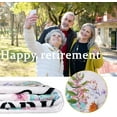 thumbnail image 4 of Retirement Blanket -Retirement Gifts for Women 2022 - White Throw Blankets - Cozy Soft Floral Retirement Plush Blanket for Mom, Coworker,Boss -Happy Retirement Decorations 50x60 inch-Sofa Blanket, 4 of 6