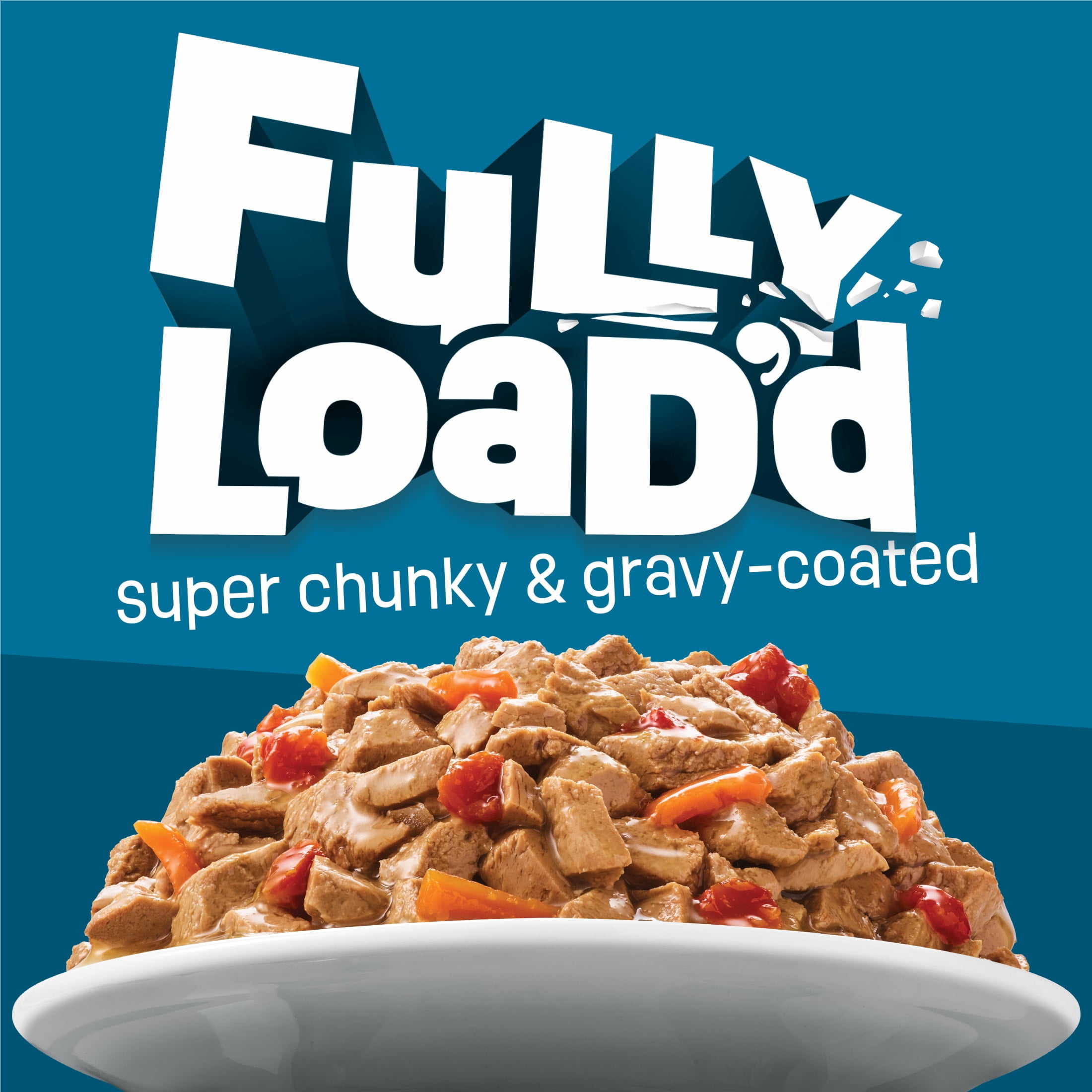 (24 pack) Purina Friskies Fully Load'd Chicken Flavor Wet Cat Food, 5.5 oz Can