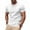 White, variant on Mens T Shirt Short Sleeve Crew Neck Soft Fitted Tees Summer Casual Loose Fit Solid Color Classic Tshirts