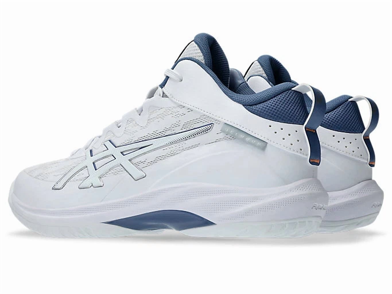 ASICS 　GELHOOP V17 EXTRA WIDE ホワイト/ネイビー ASICS Basketball Shoes GELHOOP V17 EXTRA WIDE 1063A097.102 White