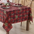 thumbnail image 5 of Newbridge Christmas Holiday Spruce Red Plaid 52 x 70 inch Rectangle Fabric Dining Tablecloth, 5 of 8