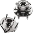 thumbnail image 5 of Detroit Axle - Rear Brake Kit for Ford Edge Flex Taurus Lincoln MKS MKT MKX, 2 Disc Brake Rotors 2 Wheel Bearing Hubs 20 Wheel Lug Nuts Replacement, 5 of 7