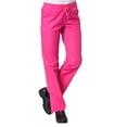 thumbnail image 3 of Maevn Red Panda Women's V-Neck Two Pocket Solid Top &Half Elastic Pant Scrub Set, 3 of 5