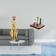 thumbnail image 2 of Escultura de mesa con base de madera, servilletero, figura decorativa de animal, organizador de pañuelos para oficina, cocina, comedor, decoración del, 2 of 8