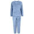 thumbnail image 4 of Thickened Warm Sleepwear for Women Flannel Suit with Fleece Lining Ladies Pajamas Sets Homewear Nightwear Warm Long-Sleeve Pants, 4 of 5