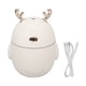 thumbnail image 1 of Mini humidificador con luz ambiental, 320 ml, apagado automático, vapor frío, súper silencioso, difusor de aroma USB para oficina y hogar, color blanco, 1 of 14