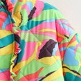 thumbnail image 4 of LOVZFMLL Vestes pour Femmes Automne et Hiver Veste en Coton Plissé Imprimé, 4 of 9