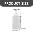 thumbnail image 4 of JWDX Food Storage Clearance, 800Ml Plastic Squirt Condiment Bottles with Cap Lids Bottles for Ketchup and Olive Oil Etc, 4 of 8