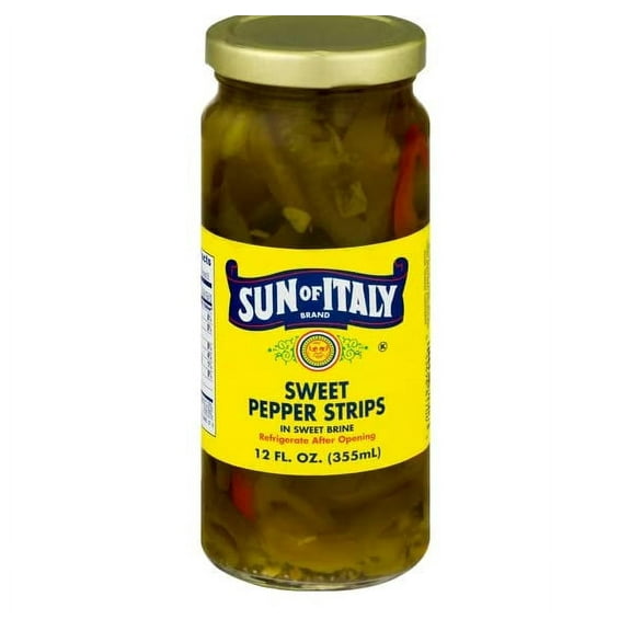 Sun of Italy Sweet Pepper Strips 12 Oz