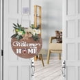 thumbnail image 2 of Advancent Placas de bienvenida de Año Nuevo de Acción de Gracias, patio trasero, puerta de entrada de jardín, letreros de colgantes, decoración Kits de decoración para fiestas Lazo Advancent HA065332-01, 2 of 6