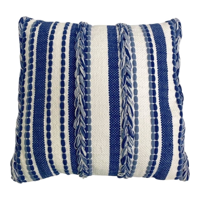 Cojín Home Trends Cuadrado Líneas con Relieve Multicolor