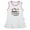 White Sleeveless Dresses, variant on Fall For Jesus He Never Leaves Novelty Dresses For Baby, Newborn Babies Skirts, Infant Princess Dress, 0-24M Kids Graphic Clothes (White Sleeveless Dresses, 0-6 Months)