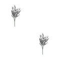 thumbnail image 1 of Billuyoard 2 pack/lote para limpiar flores artificiales elegantes decoración del hogar flores artificiales de bajo mantenimiento negro blanco blanco negro 2piezas, 1 of 6