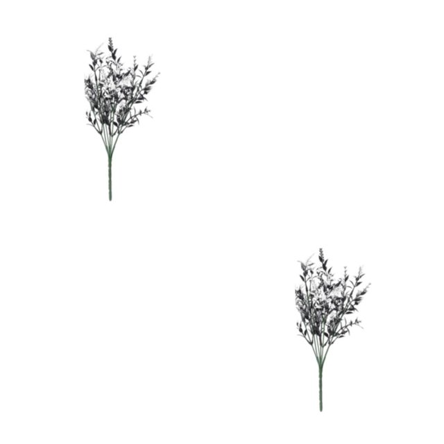Billuyoard 2 pack/lote para limpiar flores artificiales elegantes decoración del hogar flores artificiales de bajo mantenimiento negro blanco blanco negro 2piezas