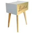 thumbnail image 3 of Buro Noche Luz Lud Mesa Infantil Nombre Personalizado Color Azul, 3 of 8