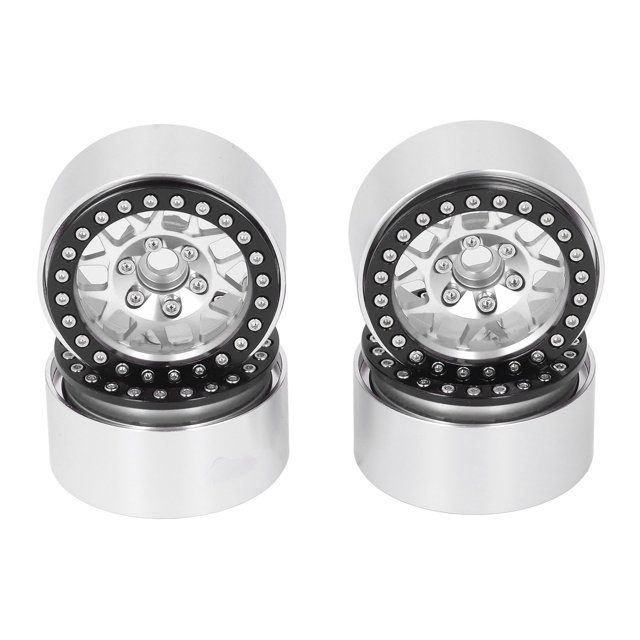 Llantas Beadlock RC, Bujes De Rueda De aleación De Aluminio Para Axial SCX10 90046 RC Crawler Metal Redcat Rim MST 1,9 Pulgadas