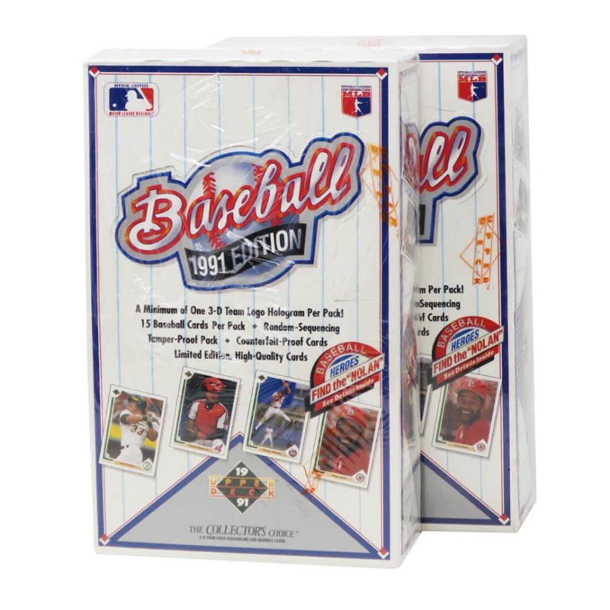 1991 Upper Deck Baseball High Series Wax Box Factory Sealed