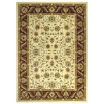 SAFAVIEH Lyndhurst Lillian Traditional Floral Runner Rug, Ivory/Red, 2'3" x 12'