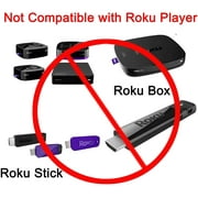TCL Roku 4 TV RC280 Replacement Remote Control with Netflix Vudu Hulu Sling fit for 48FS4610R 49S325 49FP110 49S303 49S305 49S515 49S403 49S405 49S425 50S423 50S525 50UP130 50S425 50FS3750 50FS3800