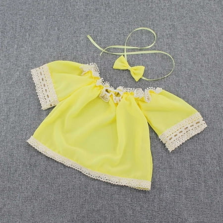 

EGNMCR Baby Hair Clips Toddler Baby Cute Photography Clothing Kids Taking Pictures Off Shoulder Lace Tassel Top Headdress Suit Hair Accessories for Girls - Baby Days