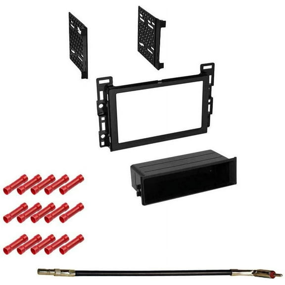GSKIT970 Car Stereo Installation Kit for 2008-2012 Chevrolet Malibu - in Dash Mounting Kit, Antenna Adapter for Single or Double Din Radio Receivers