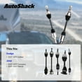 thumbnail image 3 of AutoShack Front CV Axle Shaft for Jeep & Dodge, Patriot 2007-2017 Compass 2007-2017 Caliber 2007-2011, FWD L4 2.0L, Right, 3 of 5