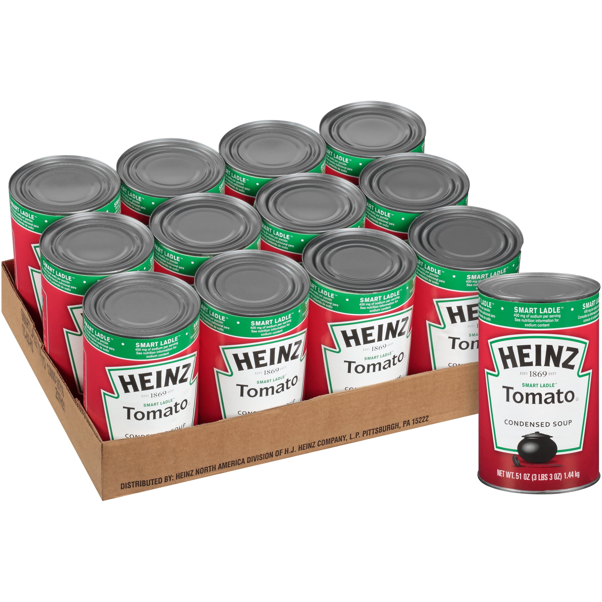 HEINZ Condensed Tomato Soup, 51 oz. Can, (Pack of 12)