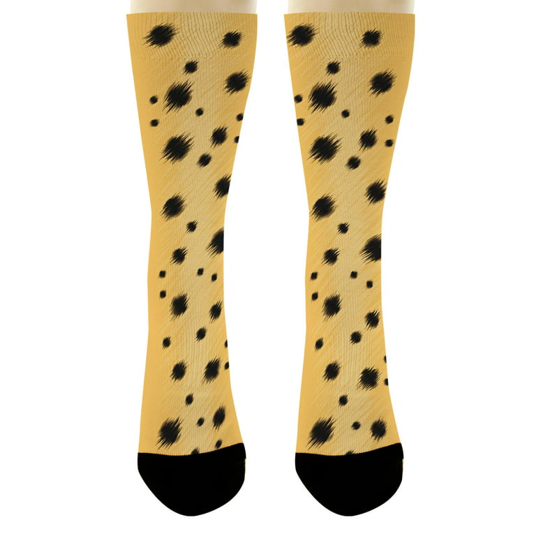 The Cheetah Crew + No Show Sock Set - Related Garments