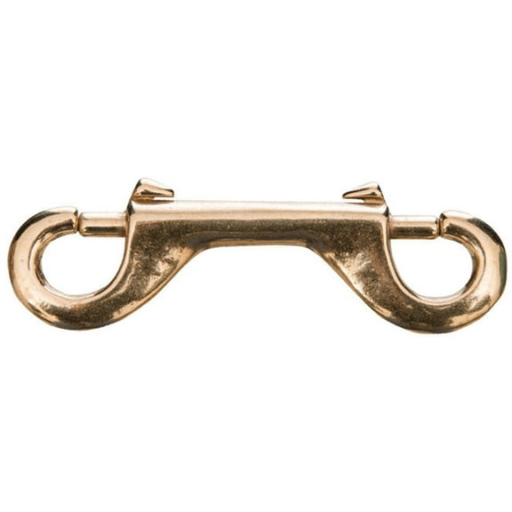 HILASON 8 Pack 4 In. Western Horse Saddle Tack Double End Snap Solid Brass